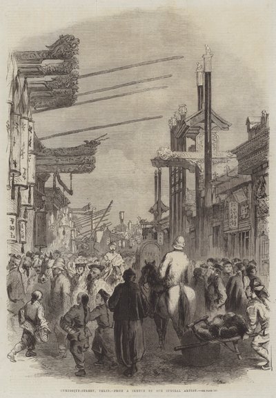 Neugier-Straße, Peking von Frederick John Skill